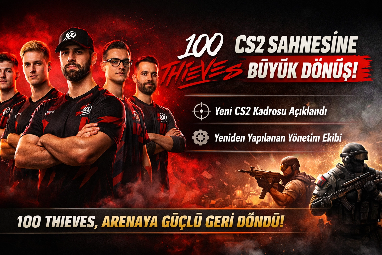 100 Thiseves, CS2 Sahnesine Güçlü Bir Geri Dönüş Yaptı