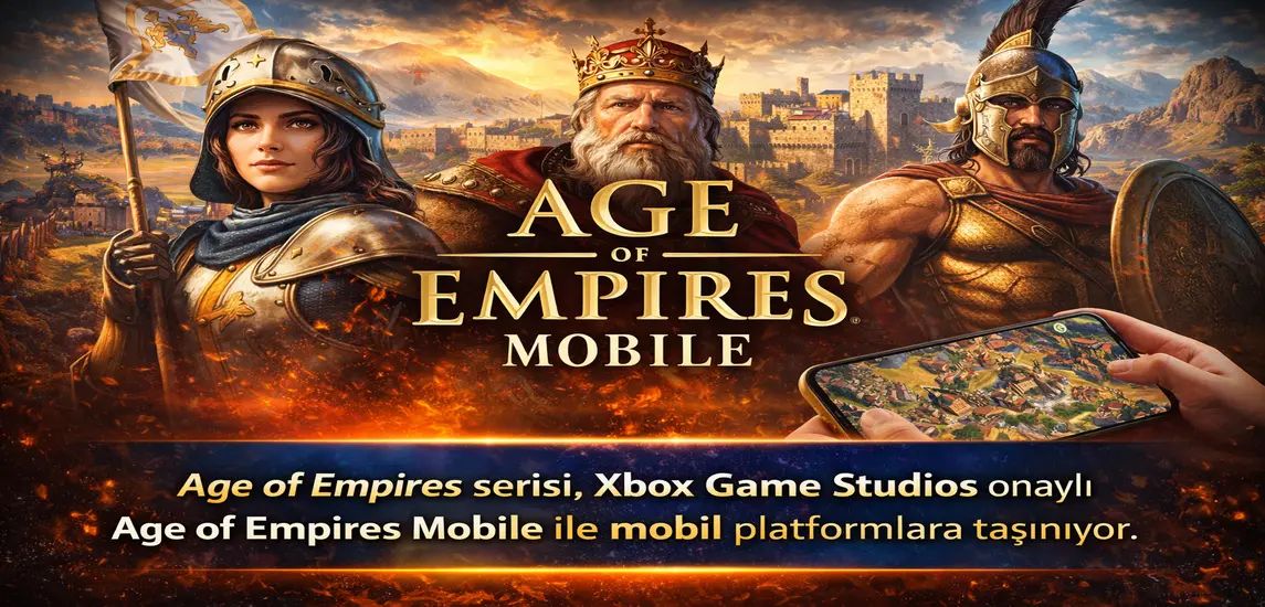 Age of Empires Mobile Geliyor: Efsane Strateji Serisi Mobilde Yeniden Doğuyor
