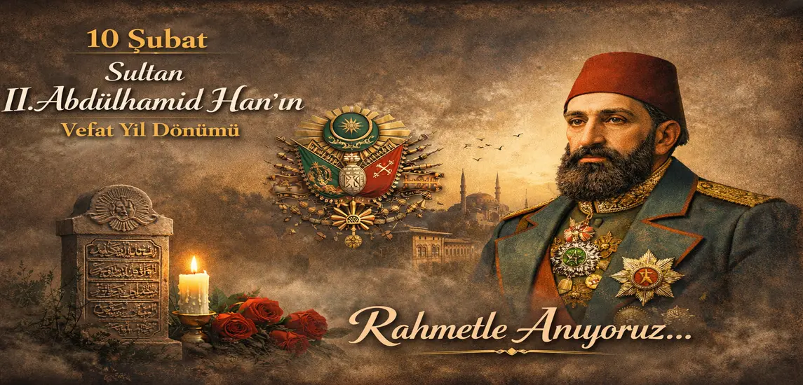 Sultan II. Abdülhamid Han’ı Vefatının Yıl Dönümünde Rahmetle Anıyoruz