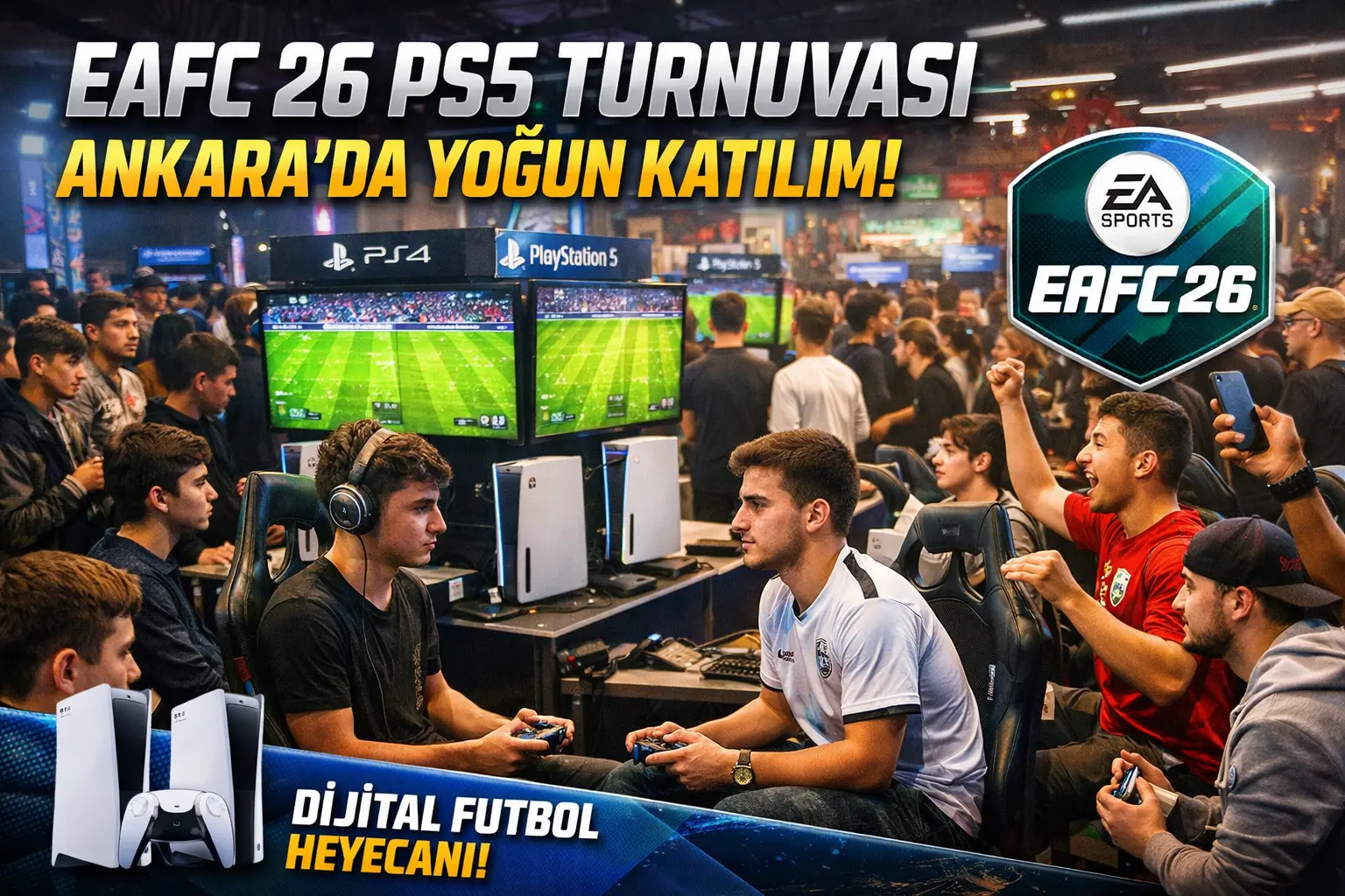 Ankara’da EAFC 26 PS5 Turnuvaları Yoğun Katılımla Tamamlandı