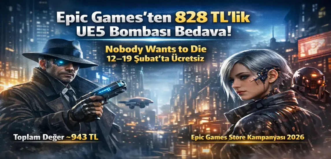 Epic Games Store’dan 828 TL’lik Dev Jest: Nobody Wants to Die Haftaya Ücretsiz!