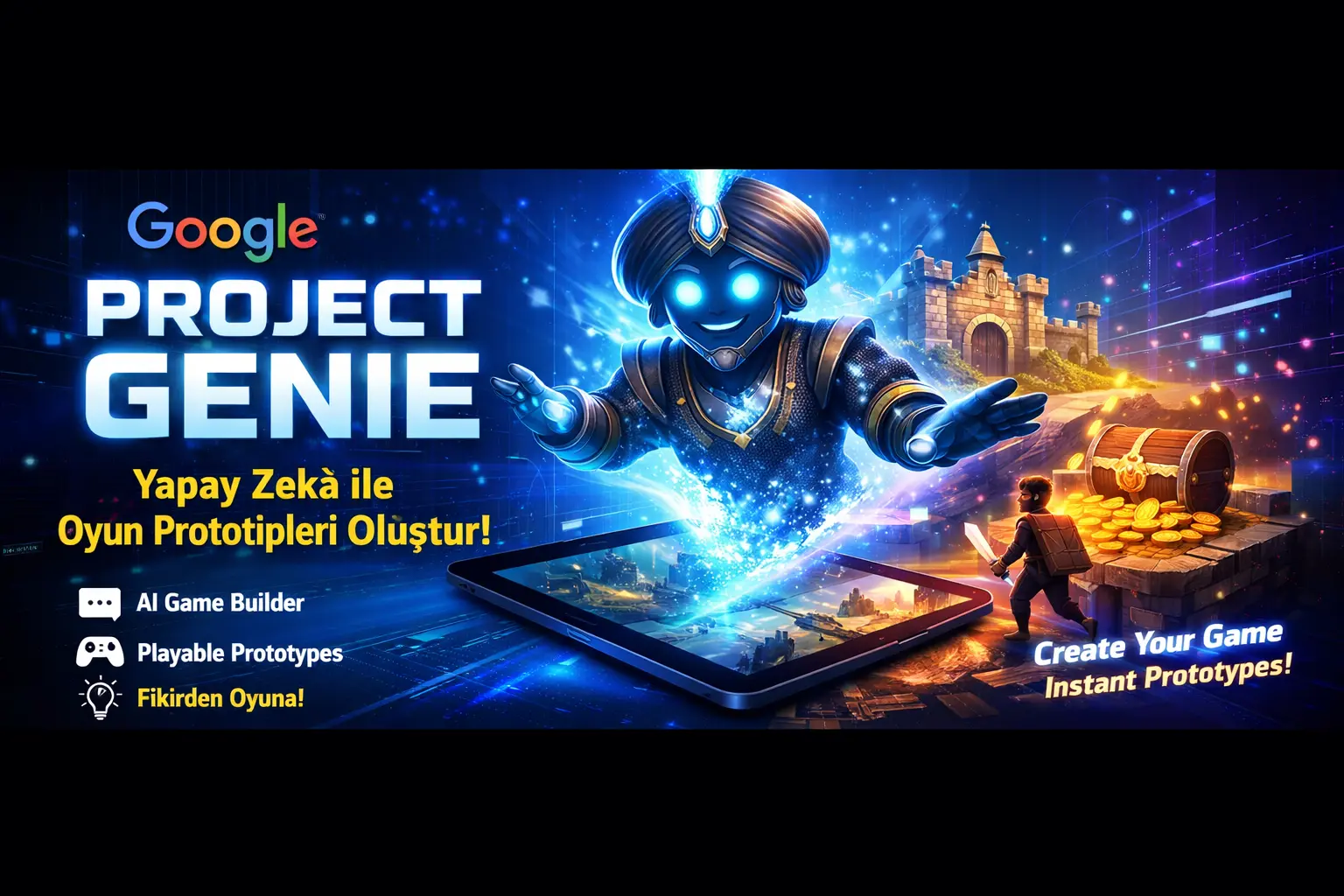 Google’dan Oyun Dünyasını Sarsan Hamle: Project Genie ile Yapay Zeka Destekli Oyun Üretimi Dönemi Başladı
