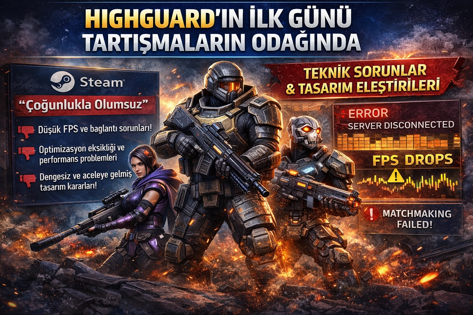 Highguard İlk Gününde Tartışmaların Odağında