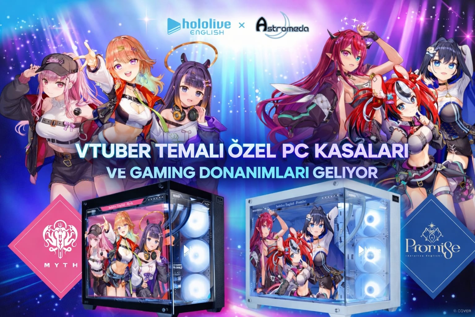 Hololive English ve Mining Base’ten PC Donanım İş Birliği Duyurusu