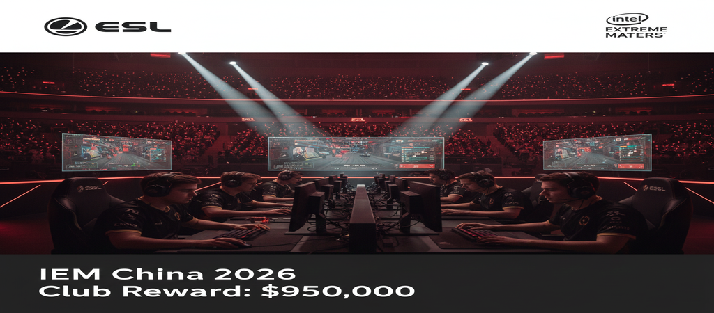 IEM China 2026 Club Reward 950 Bin Dolara Yükseltildi