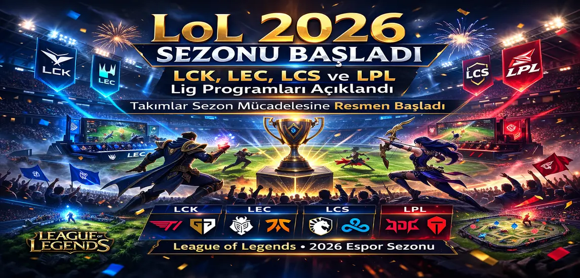 League of Legends 2026 Sezonu Başladı: Küresel Lig Programı ve Takımlar Açıklandı