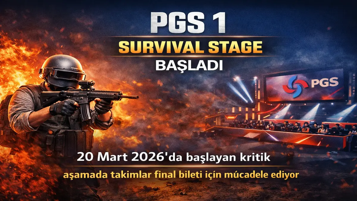 PUBG Esports PGS 1 Survival Stage Başladı: İlk Gün Kritik Eşleşmelerle Açıldı