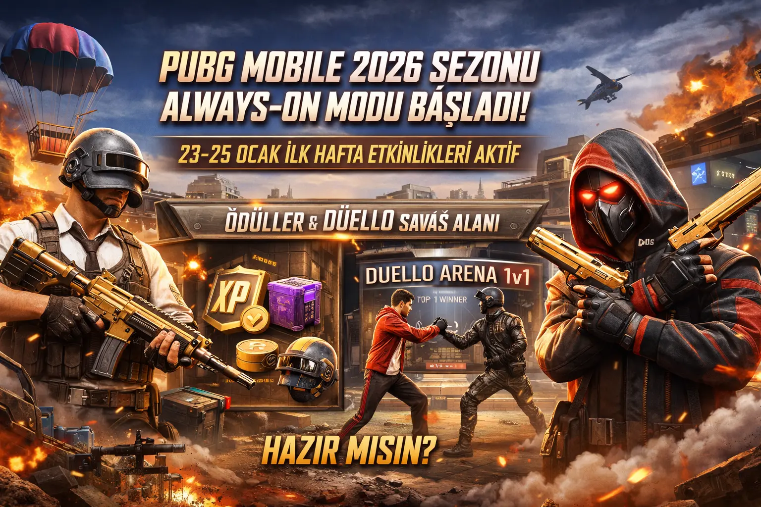 PUBG MOBILE 2026 Sezonu Always-ON Modu Başladı