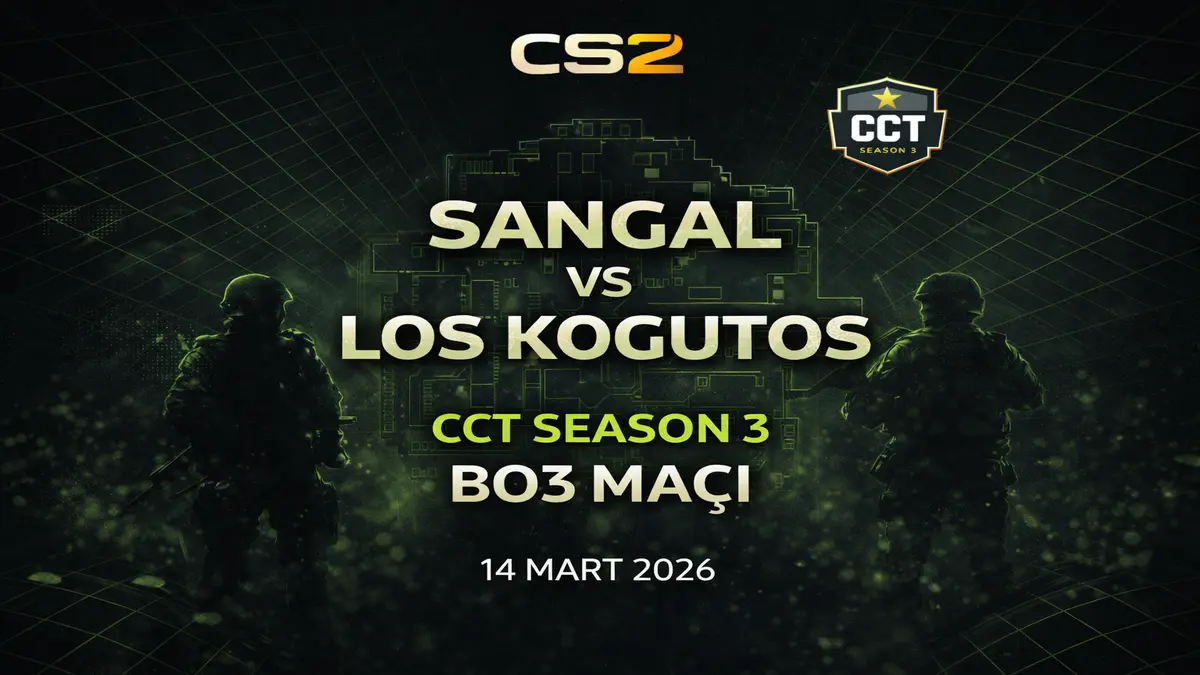 CS 2 Sangal Esports CCT Season 3’te Los kogutos Karşısında: 14 Mart BO3 Maçı Kritik Öneme Sahip