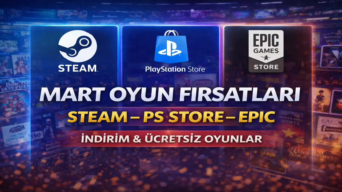 Steam, PlayStation Store ve Epic Games Store’da Mart Fırsatları