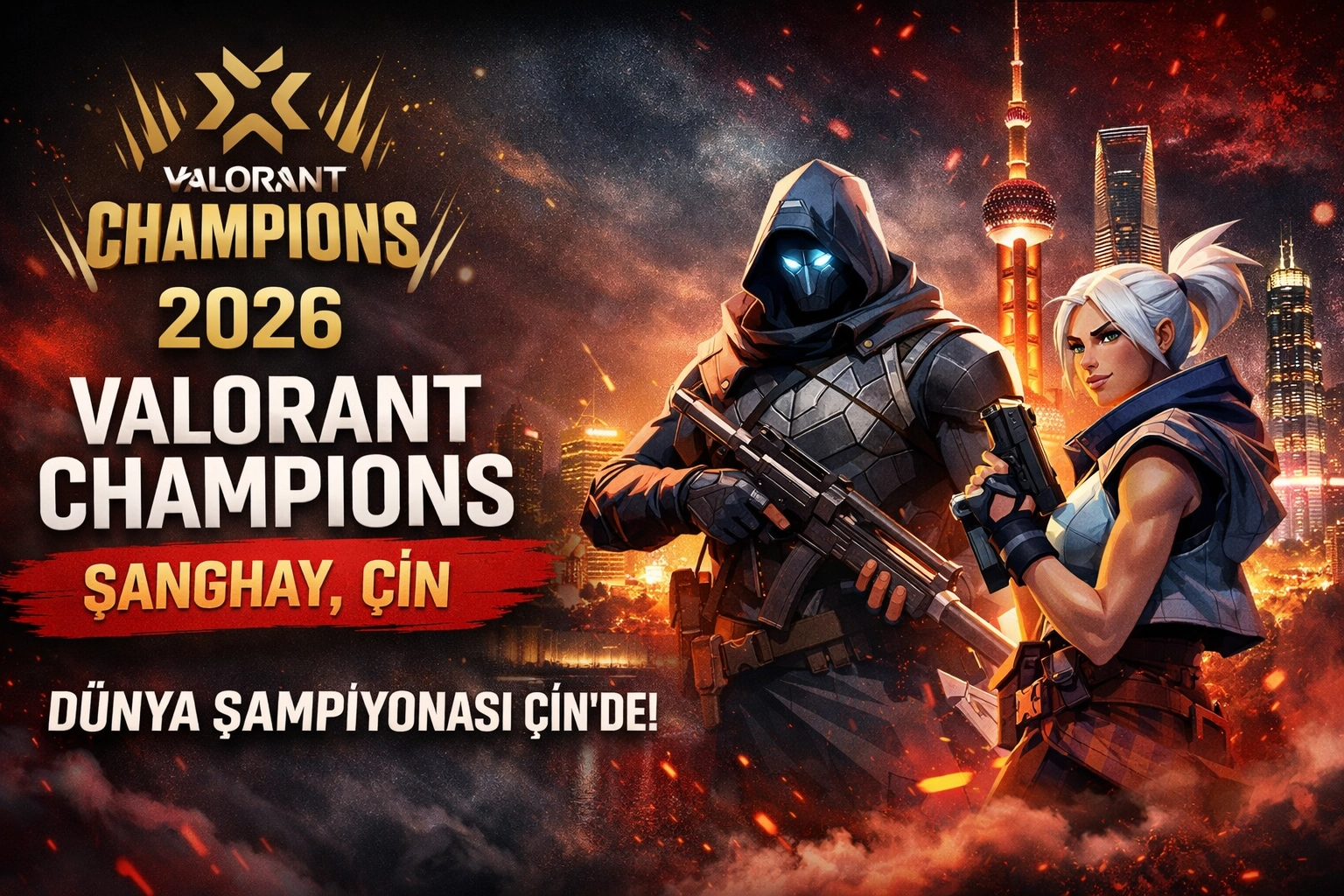 2026 VALORANT Champions Dünya Şampiyonası Şanghay’da Yapılacak